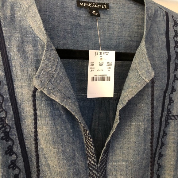 J Crew Mercantile Jean Pheasant Top - Picture 2 of 3